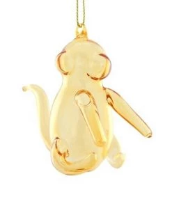Cody Foster Balloon Monkey Orange Ornament Holiday