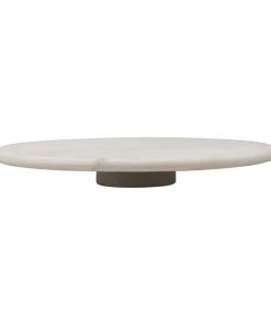 Creative Co-Op Kitchen And Bar Marble Lazy Susan