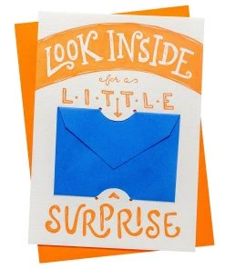 Color Box Design & Letterpress, LLC Little Surprise Gift Card Holder