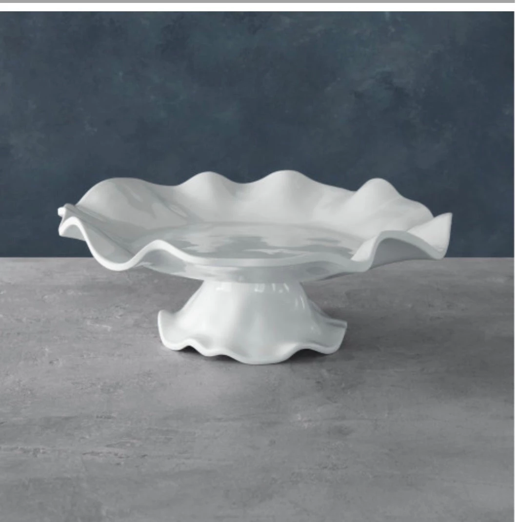 Beatriz Ball Vida Havana Pedestal WhIte Cake Plate Accessories 1 Beatriz Ball Vida Havana Pedestal WhIte Cake Plate Accessories