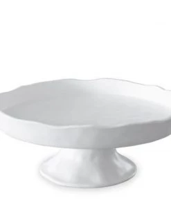 Beatriz Ball Serving Pieces Vida Nube Round Pedestal Cake Plate