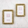 Two’s Company Décor Gold Ruffle Frame 5x7