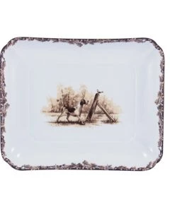 C.E Corey Aiken 9" Square Dish Tabletop