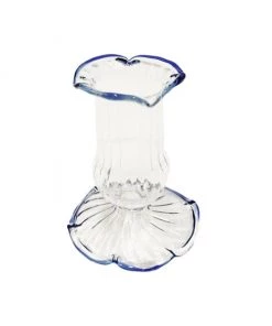 Abigails Décor Candleholder With Blue Trim