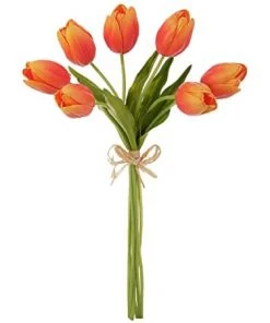 Raz Décor Real Touch Assorted Dark Colors Tulip Bundle